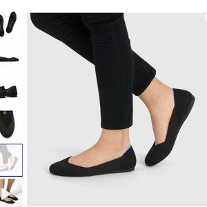 Rothy's round toe black flats size 8.5